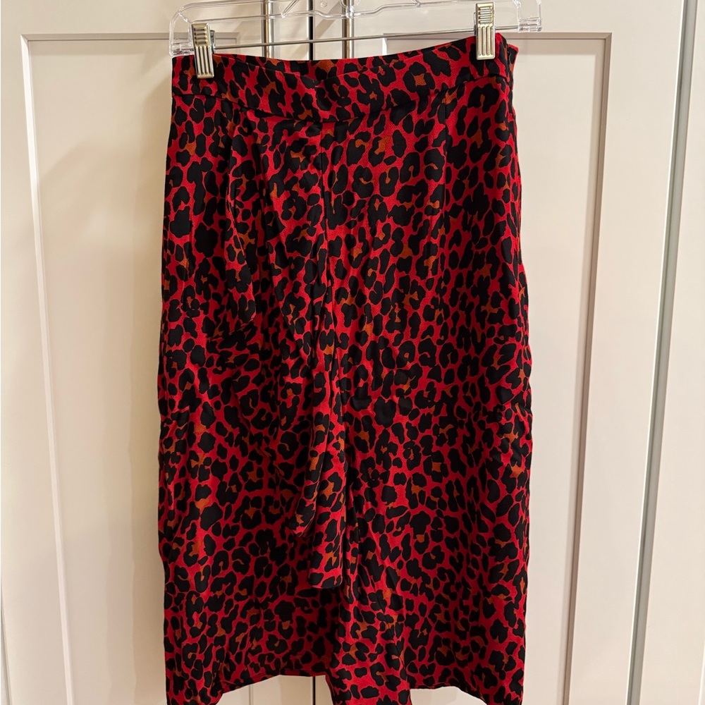 Zara Leopard Pencil Skirt